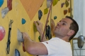 Klettern im Kletterzentrum Roxx, GÃ¶ttingen, Deutschland