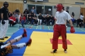 Johannes Schmitz räumt seinen Gegener ab, Kickbox-Wettbewerb bei den International FTU German Championship IV 2011