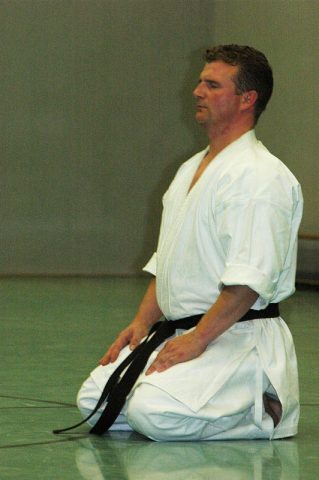 Sven Grote in seiza