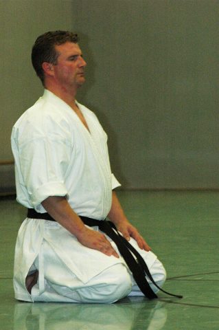 Sven Grote in seiza