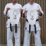 Nicolai Schäffer und Tim Lichtenberg nach bestandener Dan-Prüfung