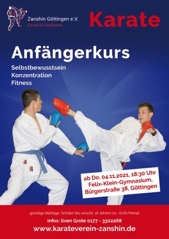 Karate Anfängerkurs Zanshin Göttingen